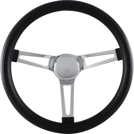 Foam Grip Steering Wheel - Black